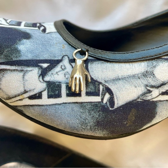 Sergio Bustamante Whimsical Artsy Boho Classic Pumps Size 7 - Picture 5 of 16